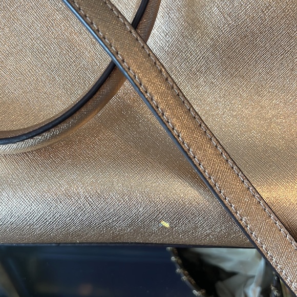 Michael Kors Gold Leather Selma Bag - Picture 9 of 9